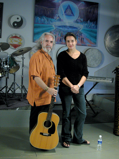 Gabriel of Urantia and singer / activist Jen Chapin, daughter of Harry Chapin and founder of Why Hunger - Oct. 18, 2003